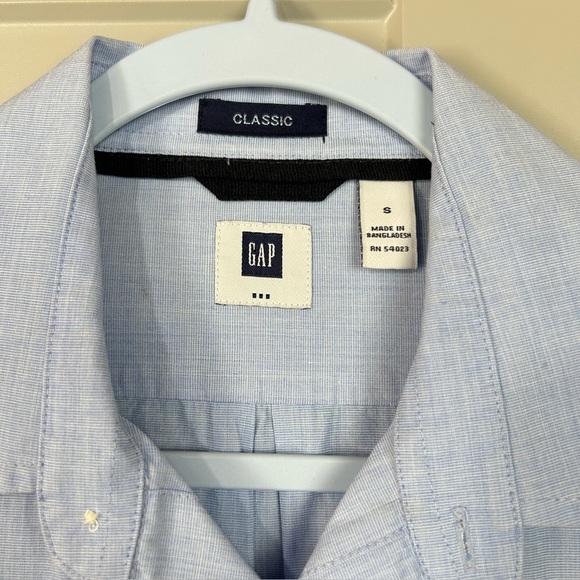 VTG GAP Classic Fit Men’s Small Button Up Long Sleeve Shirt 2003 Single Stitch - Picture 3 of 6